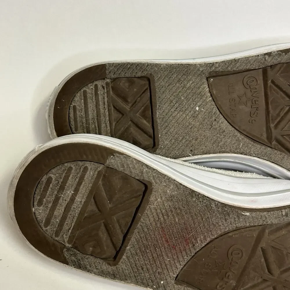 Converse All Star Shoreline Shoes Womens Size 7 Gray Slip On Canvas Low Top - Picture 14 of 15